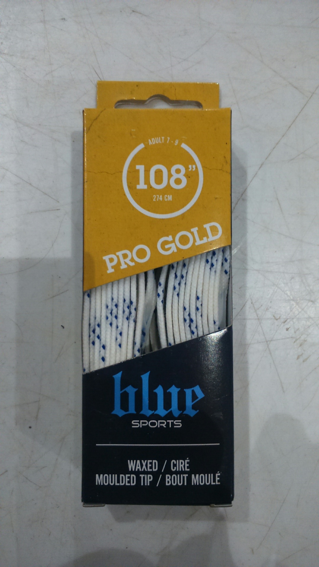 Шнурки с пропиткой BLUESPORT PRO-GOLD JR