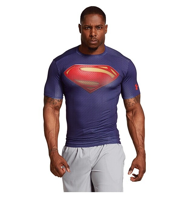 Компрессионное белье UNDER ARMOUR Alter Ego Superman верх SS(цвет лого)